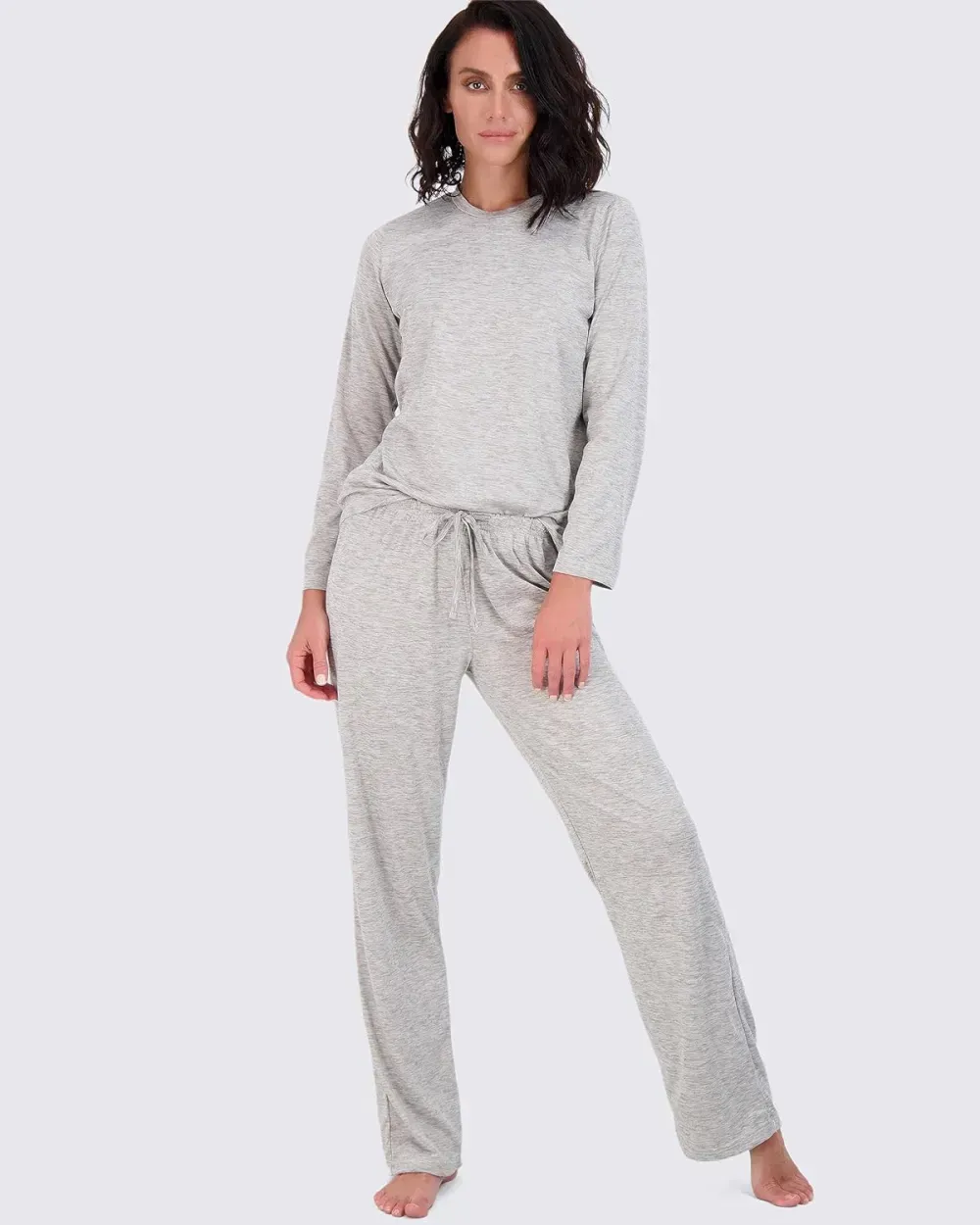 2 Pack: Women's Pajama Set Super-Soft Short & Long Sleeve Top With Pants (Available In Plus Size)