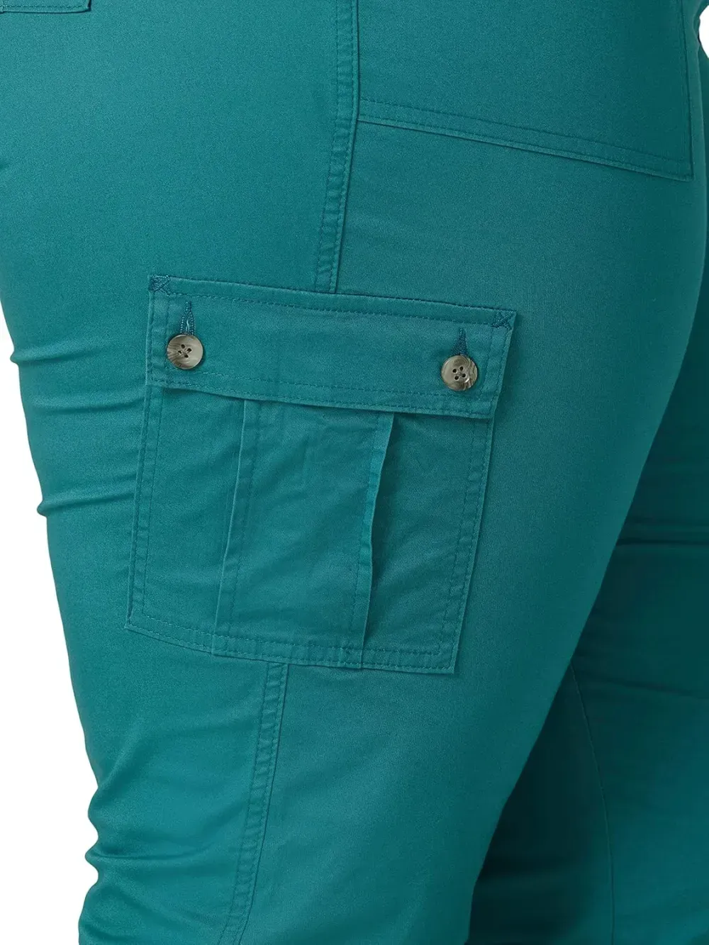 Lee Women's Plus Size Ultra Lux Comfort with Flex-to-go Cargo Capri Pant