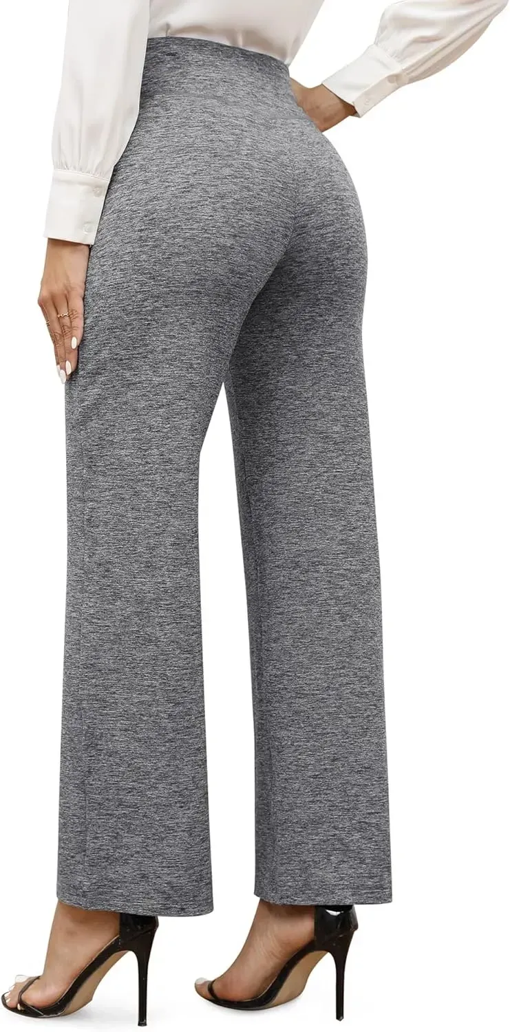 G4Free Wide Leg Pants for Women Loose Yoga Pants with Pockets Petite/Regular/Tall Stretch Casual Lounge Pants