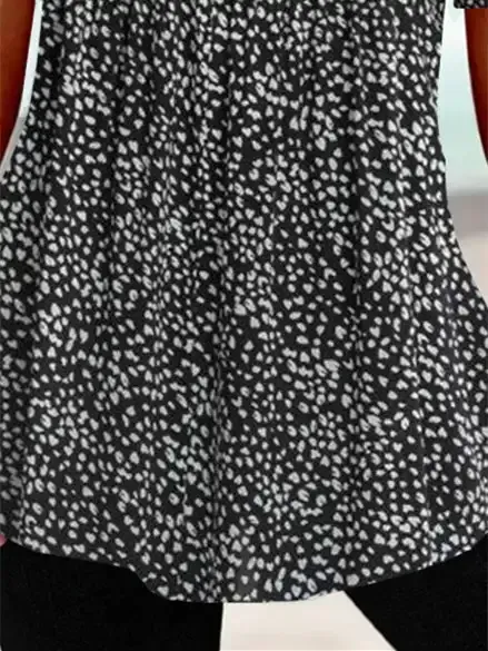 Women's Half Sleeve V-neck Floral Printed Tops