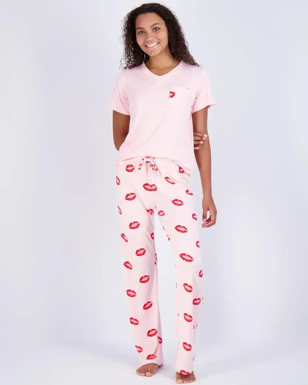 2 Pack: Women's Pajama Set Super-Soft Short & Long Sleeve Top With Pants (Available In Plus Size)