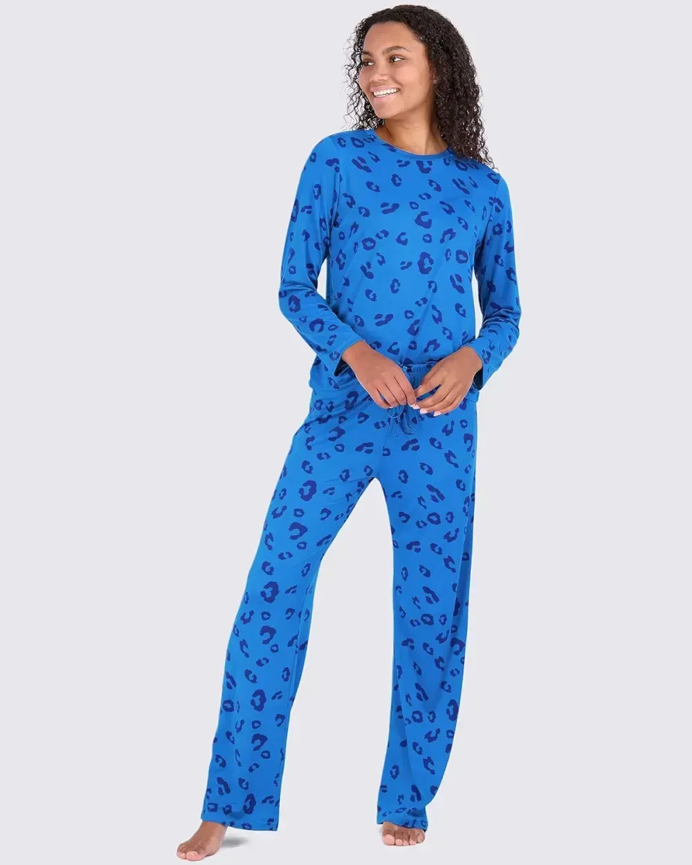 2 Pack: Women's Pajama Set Super-Soft Short & Long Sleeve Top With Pants (Available In Plus Size)