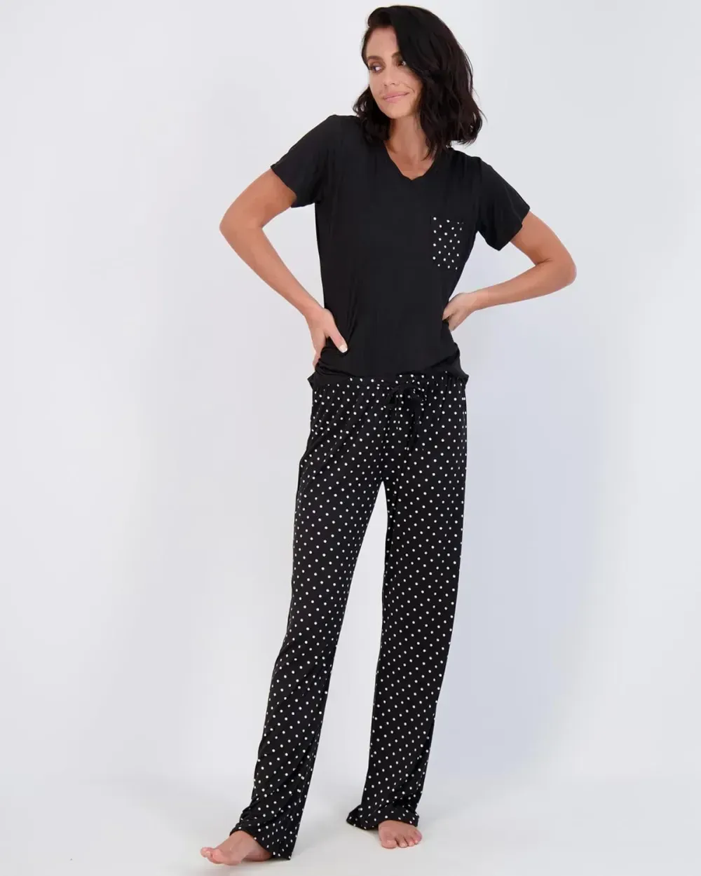 2 Pack: Women's Pajama Set Super-Soft Short & Long Sleeve Top With Pants (Available In Plus Size)