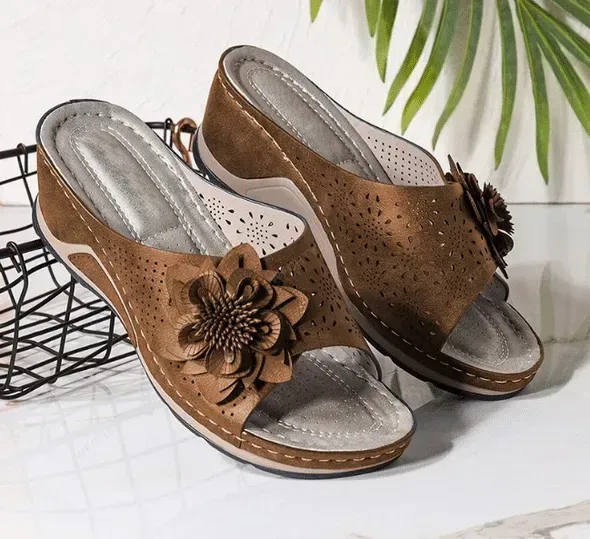 Leather Soft Footbed Orthopedic Arch-Support Shoes