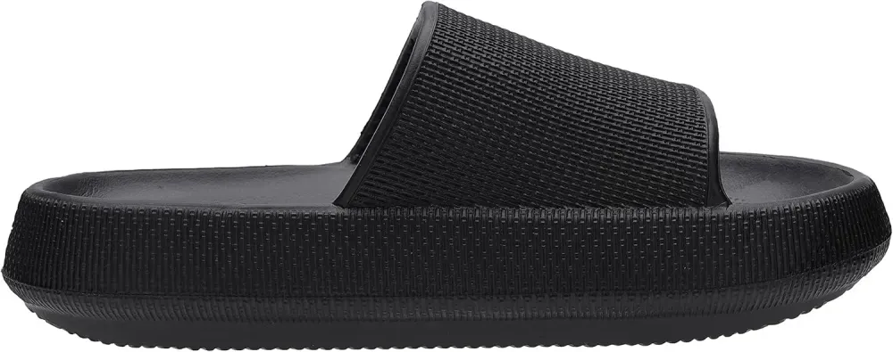 WHITIN Pillow Slippers for Women Non Slip | Cushioned Thick Sole Slides | Quick Drying Bathroom Sandals