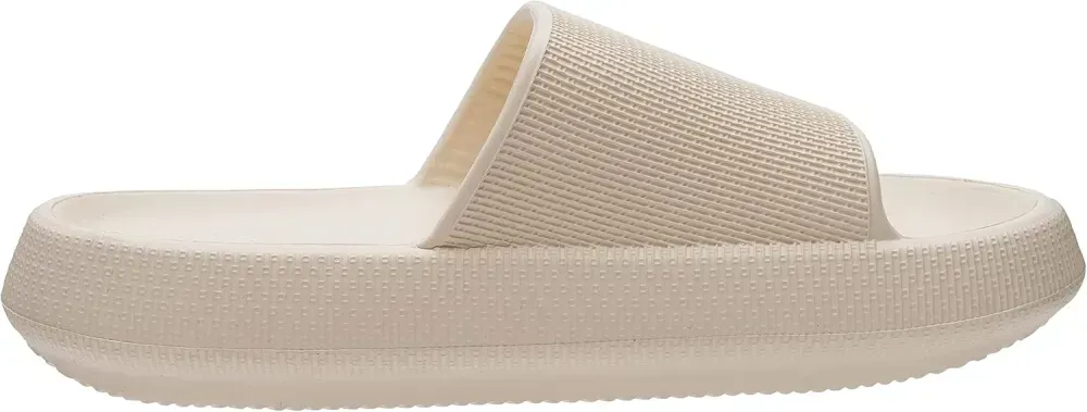 WHITIN Pillow Slippers for Women Non Slip | Cushioned Thick Sole Slides | Quick Drying Bathroom Sandals