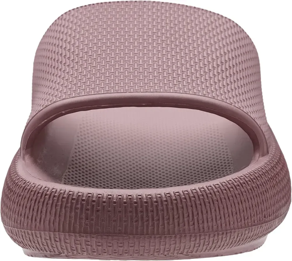 WHITIN Pillow Slippers for Women Non Slip | Cushioned Thick Sole Slides | Quick Drying Bathroom Sandals