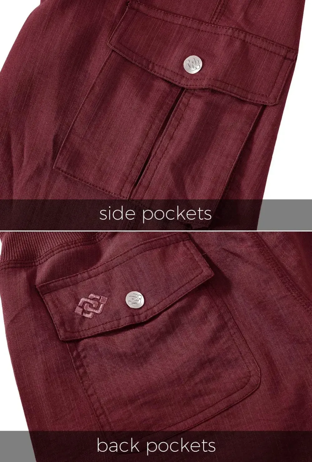 MoFiz Womens Capris with Pockets Loose Fit Casual Capri Pants Dressy Lightweight Ladies Baggy Cargo Pants for Hiking