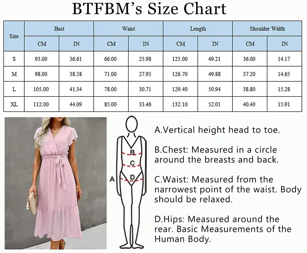 Women Summer Bohemian Floral Casual Wrap V Neck Ruffle Cap Sleeveless Belt A-Line Pleated Hem Swing Midi Sun Dress