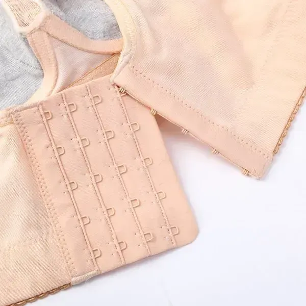 Embroidery Wireless Full Busted Anti Sagging Cami Bras